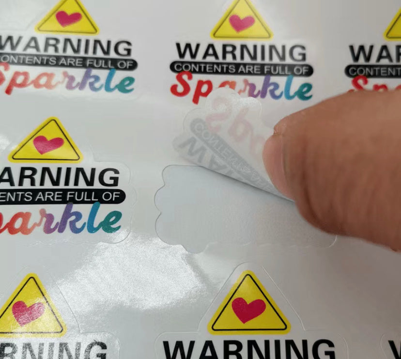 Warning (Sparkle) Sticker Pack